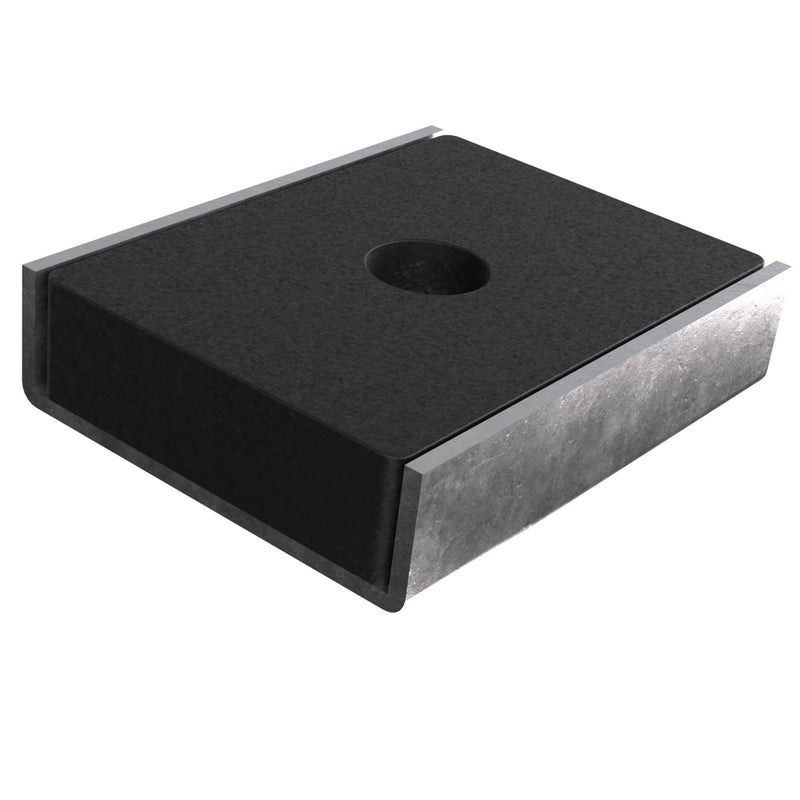 Master Magnetics مجموعة مغناطيسات السيراميك من ماستر ماغنيتيكس - مستطيلة مع ثقب مركزي، مطلية بالزنك، بطول 1 بوصة، عرض 0.875 بوصة، ارتفاع 0.25 بوصة، قوة سحب 7 أرطال، فضي، عبوة من 20، CA403CNX20 - Image 2